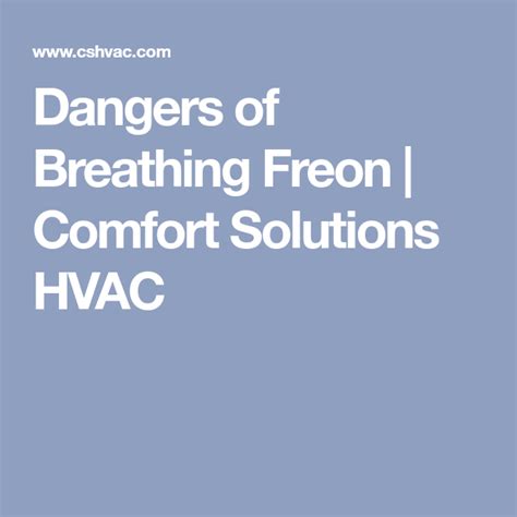 breathing freon symptoms|Dangers of Breathing Freon